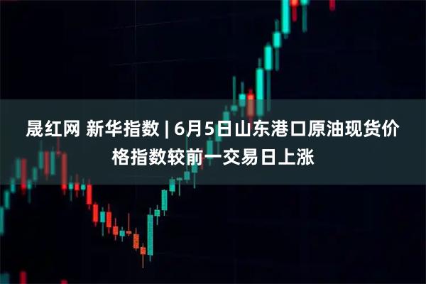 晟红网 新华指数 | 6月5日山东港口原油现货价格指数较前一交易日上涨