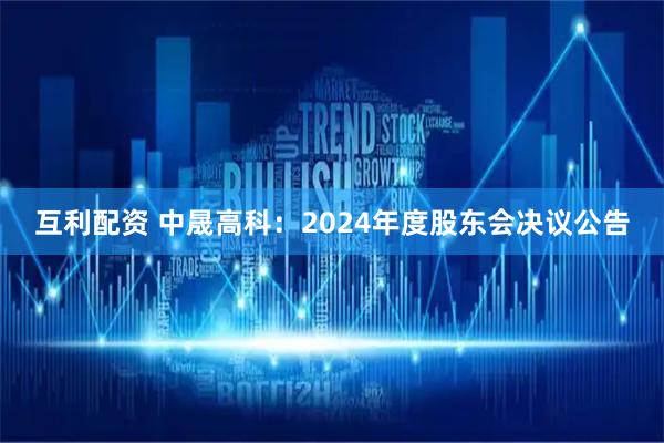 互利配资 中晟高科：2024年度股东会决议公告